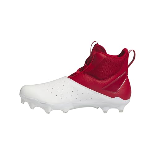 adidas Mens Adizero Chaos Football Sneakers Shoes - Red, White3