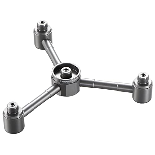 Adaptateur extérieur en alliage d'aluminium avec 3 convertisseurs de camping