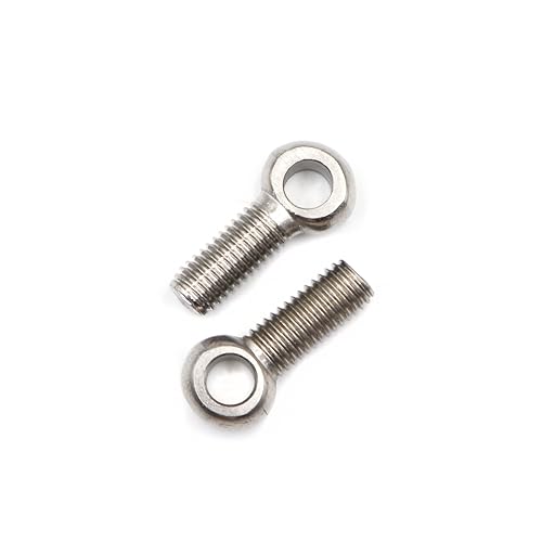 Image of 4pcs 304 Stainless Steel M10 x 30mm Machinery Shoulder Swing Lifting Eye Bolt