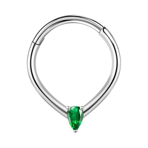ZS 1 Piece Stainless Steel Septum Ring Cover