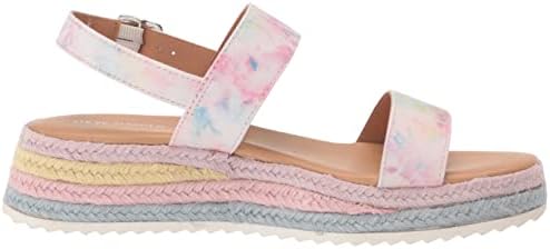 Steve Madden Girls Shoes Girls Marny Wedge Sandal, Tie Dye, 3 Little Kid | Image 5
