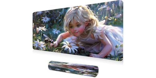 Tapis de souris XXL 140x60 cm motif La Fille des Fourmis