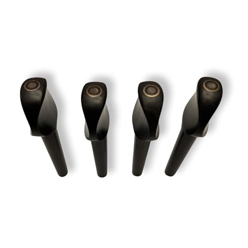 Corsaro Music 4/4 Violin Replacement Pegs (Ebony Wood)