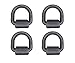 (4 pcs) 3/4" Weld On Lashing D-Ring w/ Cap WLL: 8,800 lbs.