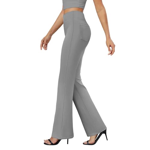 Dress Pants Women High Waisted Wide Leg Work Tummy Control Trouser Business Professional Interview Outfits Fashion