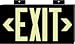 7012B - Glo Brite Eco-Exit Signs, NMC - Double Face W/Bracket - Each