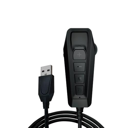 USB Sound Card,USB to 3.5mm Jack Audio Adapter,Phone Chat & Gaming Sound in Wired Headphone Virtual 7.1 Surround Sound,No Drivers Needed Plug and Play for PS4/PC/MAC