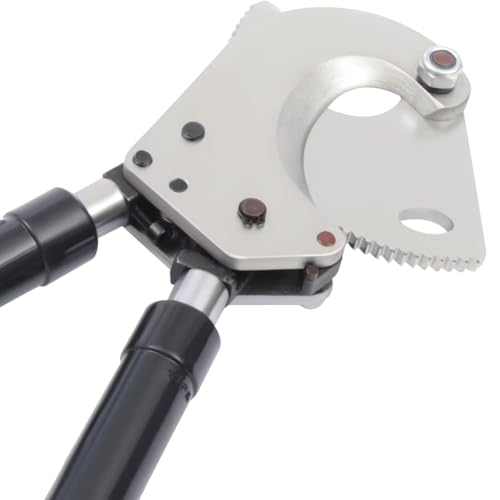 Cortador de cables de trinquete resistente con mango retráctil para aluminio 6