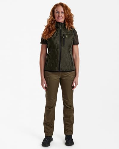 Deerhunter Lady Mossdale Quilted Waistcoat Forest Green