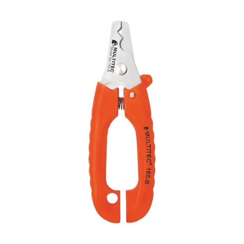 Image of MULTITEC 160-B Wire Cutter & Stripper | 2-in-1 Stainless Steel Electrical Hand Tool for Home & Industrial Use | Manual Wire Stripping & Cutting Tool with Safety Lock and Comfortable Grip