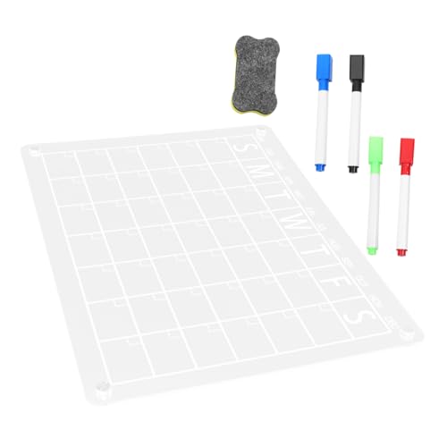 Tableau acrylique effaçable à sec TEHAUX transparent pour remplacer les post-it