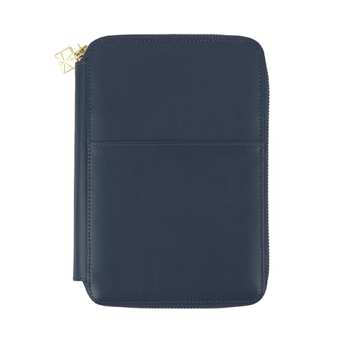 Image of Ultimate Planny Pack - Planner Accessory Pouch. Inside Pockets and Extended Metal Zipper. Elastic Band to Secure Around Planner. Vegan Leather Organizer by Erin Condren