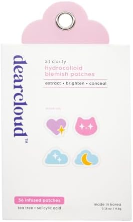 dearcloud Hydrocolloid Patches 36ct Refill – Niacinamide & Salicylic Acid