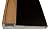 Exterior Inswing Threshold 5 5/8 inch with Composite Cap and Composite Bottom- Dark Bronze (36 inch Uncut)