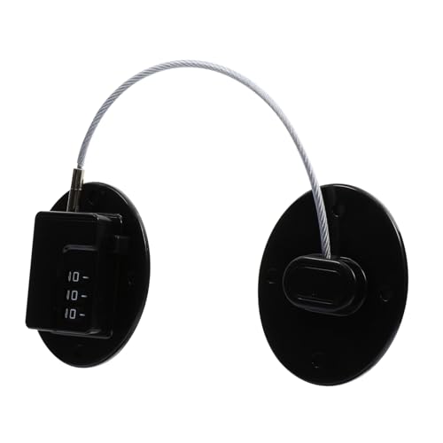 LOORGVEL Cerradura de para Puerta de Nevera y Armarios Pestillo Seguro para Bloqueo sin Taladro Combinación Práctica y Resistente Protección Infantil