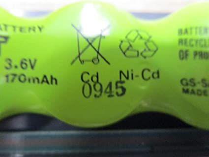 Saft Within 2 Weeks GS 3GB170-F | 3GB170F | 3GB17O-F BATTERY 3.6V 170mAH NI CD