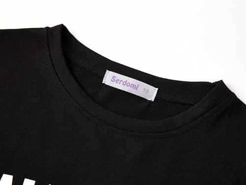 Image of Stylish Graffiti /Butterfly Graphic Crop Top for Girls -Cool Summer T-Shirt Soft Colorful 2-Pack Tees Size 6-18