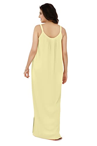 Image of AZO-Free Cotton Hosiery Camisole Nighty - Free Size-2XL