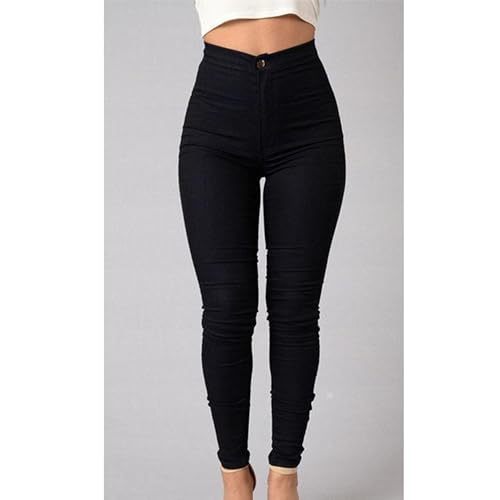 Women's High Waist Skinny Jeans Butt Lift Sexy Fit Stretch Denim Pants Pull-on Stretch Slimming Pencil Jeans3