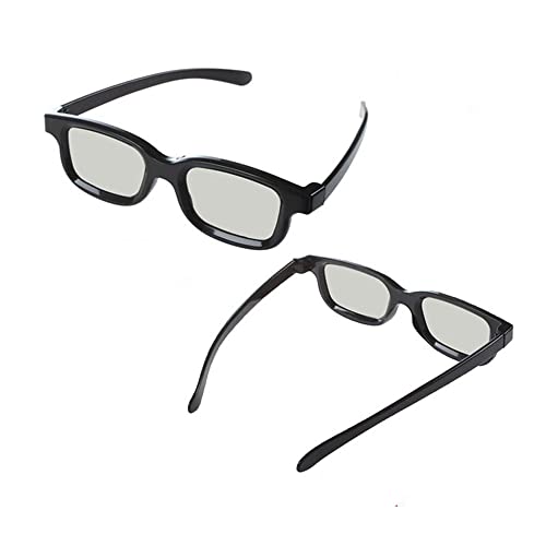 Smallterm 2Pcs 3D Glasses for Cinema TVs