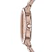 Fossil Women's Jesse Quartz Stainless Steel Three-Hand Watch, Fashion Watches for Women, Color: Rose Gold Glitz, Model: ES3020