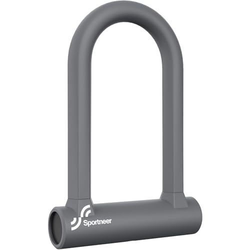 Sportneer Bike Lock - 17mm Shackle Heavy Duty Anti Theft