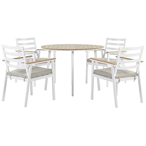 Patioco Cavoli Gartenmöbel-Set 4-Sitzer Weiß