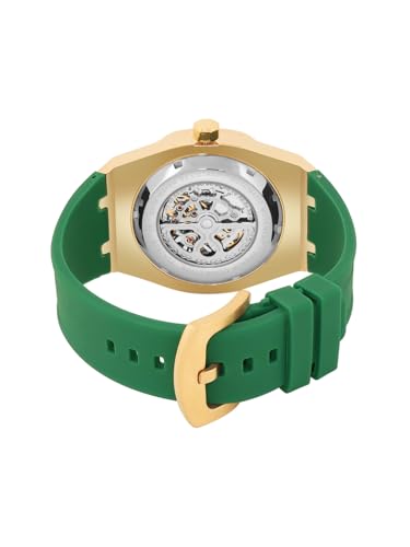 Image of French Connection Green Skeleton Dial | Automatic Watch for Men's | FCA28GR