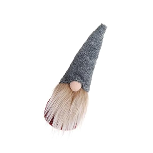 Abaodam Juldekorationer liten högtid GNOME grå jul svenska tomt hängande docka utan händer