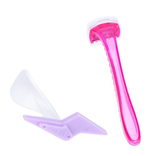 FONDOTIN Rasoio Da Donna in Silicone Rasoio Per Capelli Rimuove Facilmente i Pelucchi Del Corpo Riduce Le Irritazioni Cutanee Adatto Per Rasatura Umido Sotto La Doccia