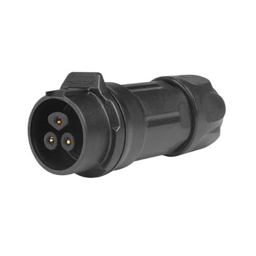 Conector de aviación LP16 con bloqueo plástico atornillado y 3 núcleos impermeables