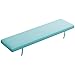 Cuscino da banco spesso imbottito, 2/3 posti, antiscivolo, per sedia a sdraio (blu, 130 x 40 cm)