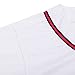 DEHANER White Mens Womens Softball Jersey Classic Button Down Outfits Fashion 80s 90s 00s 10s Party Tops Red/Navy Stripe-White Jersey Size X-Large
