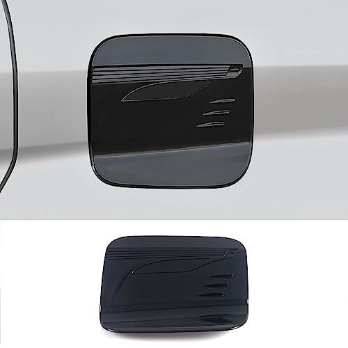 KELEIMAI Car Accessories Fit For Toyota Sienna 2021 2022 2023 2024 2025 Exterior Gas Fuel Tank Cover Trims (Glossy Black) ABS 1 PC