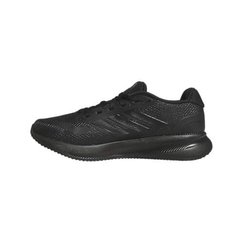 Image of adidas Mens Runfalcon 5 Wide Running Sneakers Shoes - Black