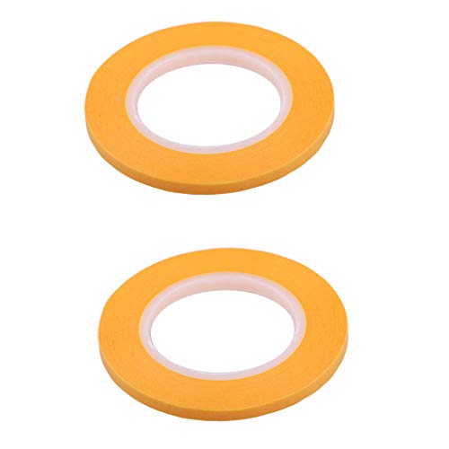Preisvergleich Produktbild sharprepublic 2stk DIY Masker Tape Maskenband Abdeckfolie Maskerband Papier Abdeckband Abdeckpapier Klebeband 4mm