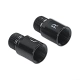 Bike Pedal Extender 20mm Alloy 6061 CNC Black(black)