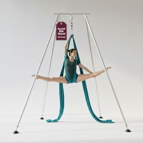 Houseables Aerial Silks, Aerial Yoga Stand, Yoga Swing Stand, Ariel
