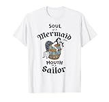 Soul Of A Mermaid: Retro Summer Mermaids Vintage Beach Pinup T-Shirt
