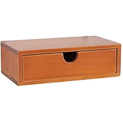 Cajoneras Usadas LIANGLIANG-zhiwujia Estantes Pared Flotantes, Retro Afligido Madera Almacenamiento Escritorio Pared Cajonera, Usado para Pasillo Sala Restaurante, Marrón (Color : A, Size : 21.5x12x7cm)