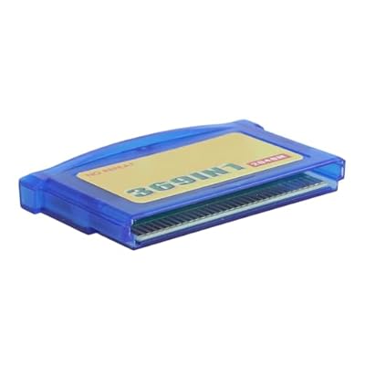 NVOQILIN Tarjeta de juego 369 en 1 edición inglesa para videojuegos, para consola, colección clásica retro de juegos | Ya disponible en tu tienda friki favorita! En mundofriki.es!