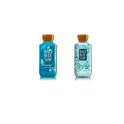 Bundle Pack Bath Body Works BALI BLUE SURF Body Lotion & Shower Gel Combo Pack