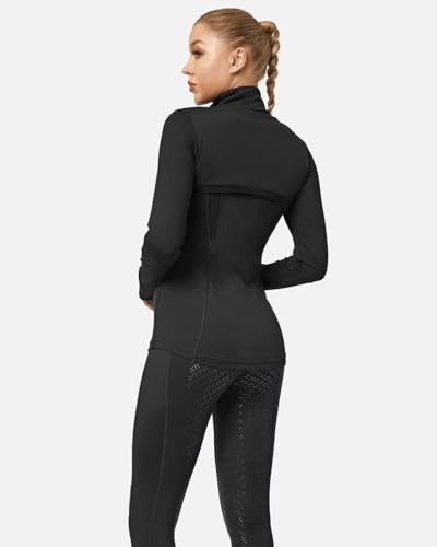 Queenieke QKUS210503JK001M Women Athletic Jackets Cottony-Soft Full Zip Slim Fit Workout Running Jacket With Pockets thumb #1