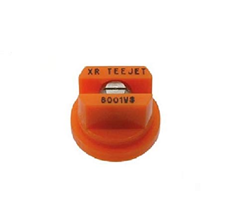 TeeJet Extended Range Flat Spray Tip Orange 80° Polymer w/SS Insert Farmer Bob's Parts XR8001VS