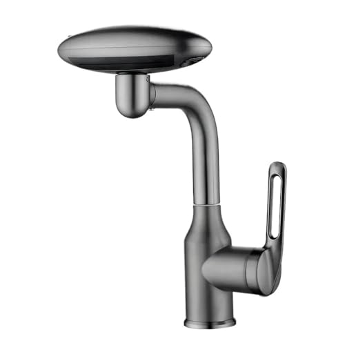 Grifo de cocina con sensor gris, rotación 360 y cascada 2