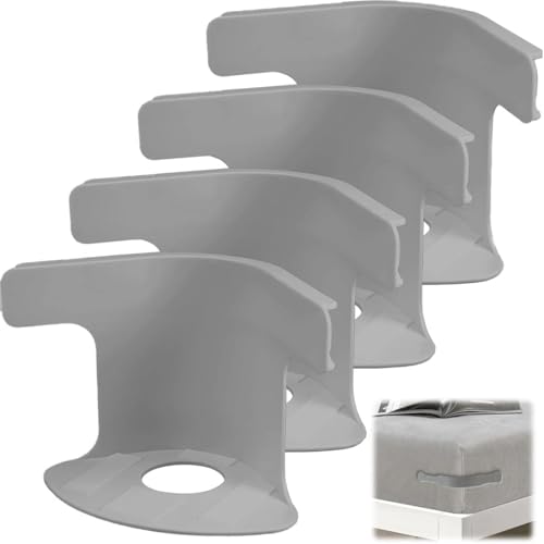 4 Pièces Attache Drap Housse, Enfile Couette, Attache Couette, Maintien Drap Housse Coin, Supports Draps, Porte-draps Lit avec des Bandes Verrouillage, Clips...