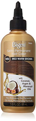 Bigen Semi Permanent Hair Color, Medium Warm Brown, 3.0 Ounce (BSPWB3)