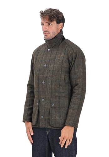 Barbour Chaqueta Bedale Check marrón para hombre L, marrón, L
