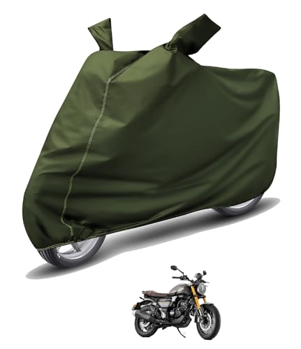 Image of Auto Hub Waterproof Bike Cover Compatible with Tvs Ronin Dustproof, UV Protection Two Wheeler Bike Ronin Cover - Green