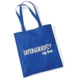 Huuraa sacs de courses Daytona Beach my love Sac fourre-tout cadeau Bright Royal 10 litres en coton Daytona Beach my love souvenirs